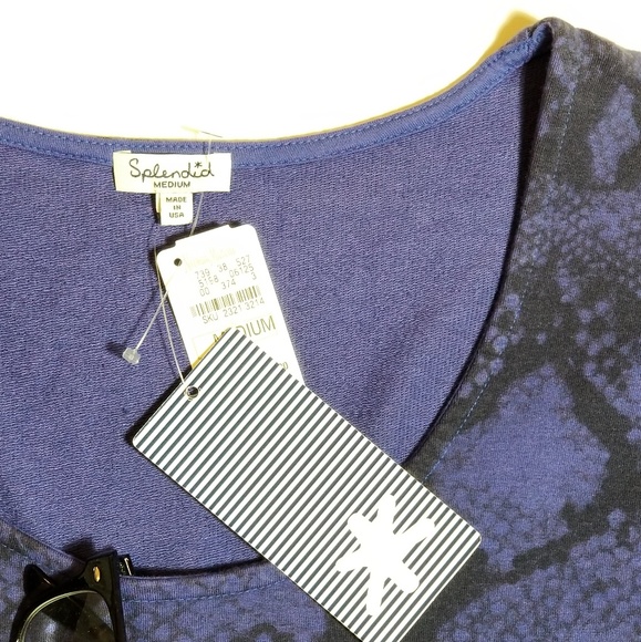 NWT Splendid Fit & Flare Python Print Skater Dress - Picture 4 of 8